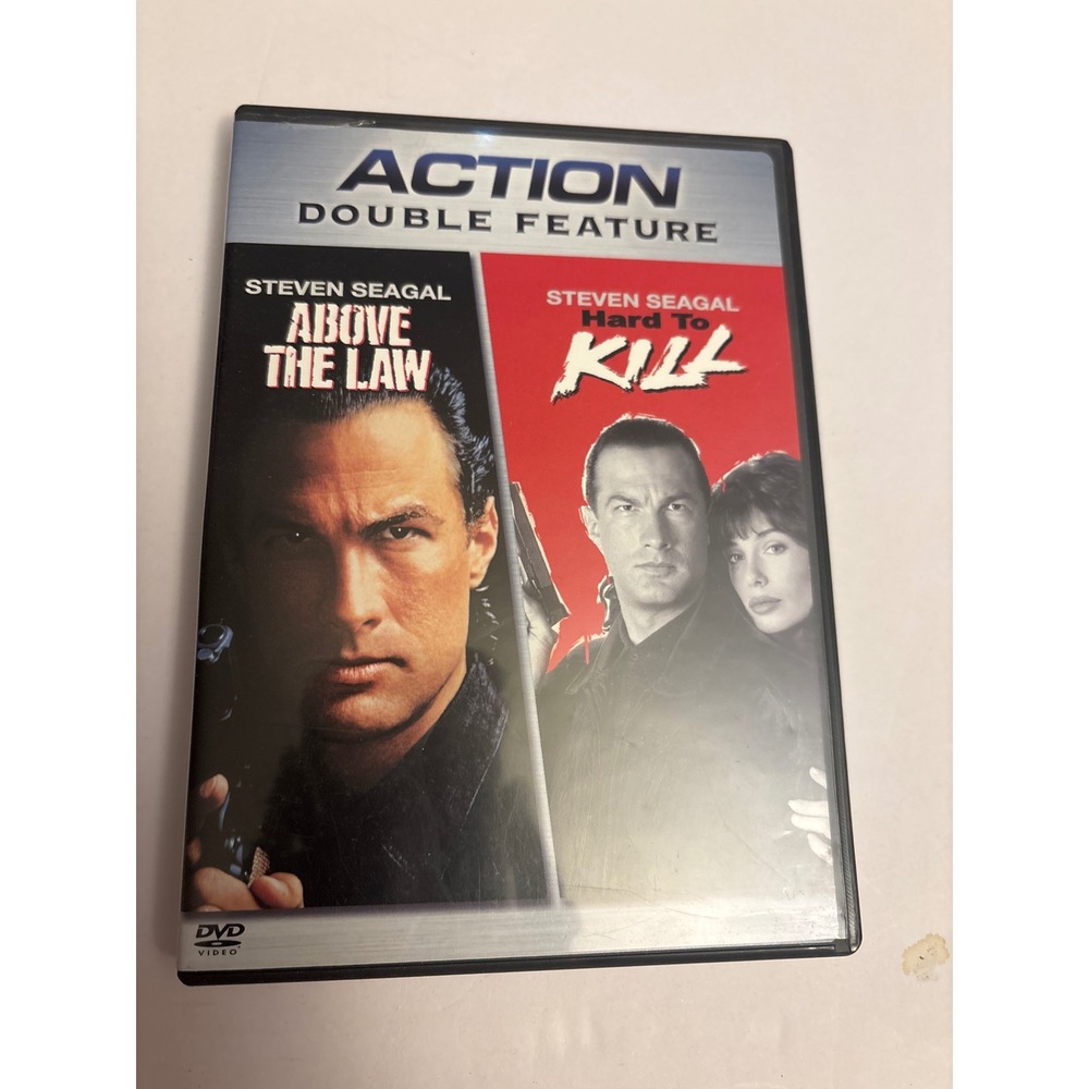 Steven‎ Seagal Double Feature DVD Above the Law Hard to Kill Action Movies